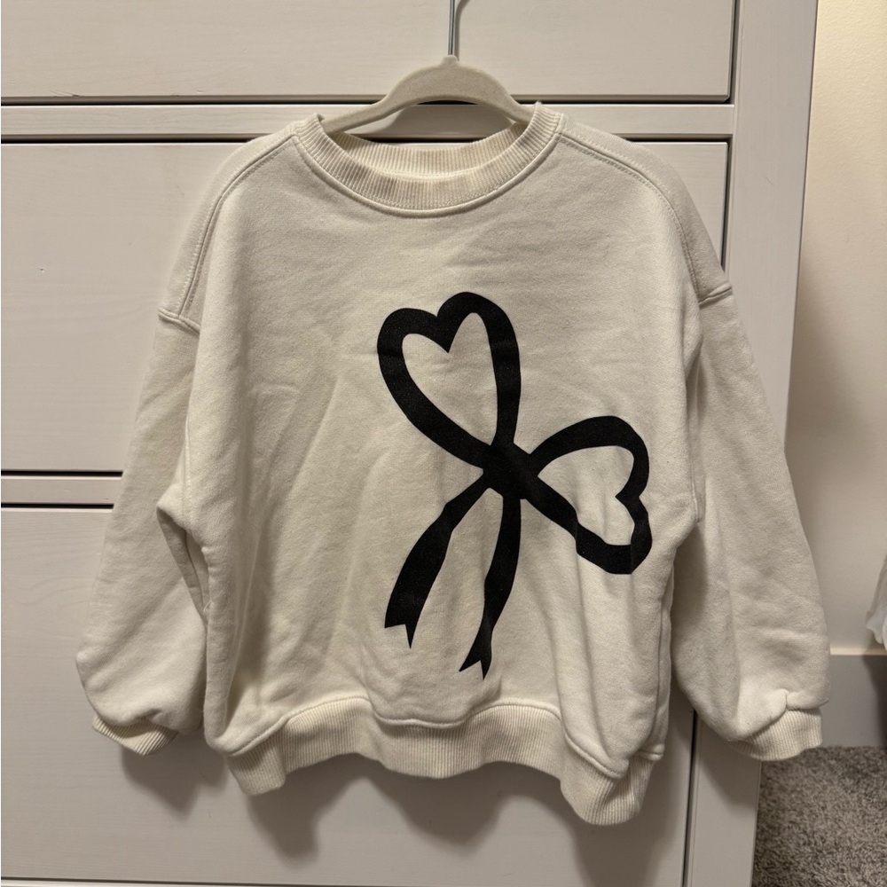 Zara White Knit Top